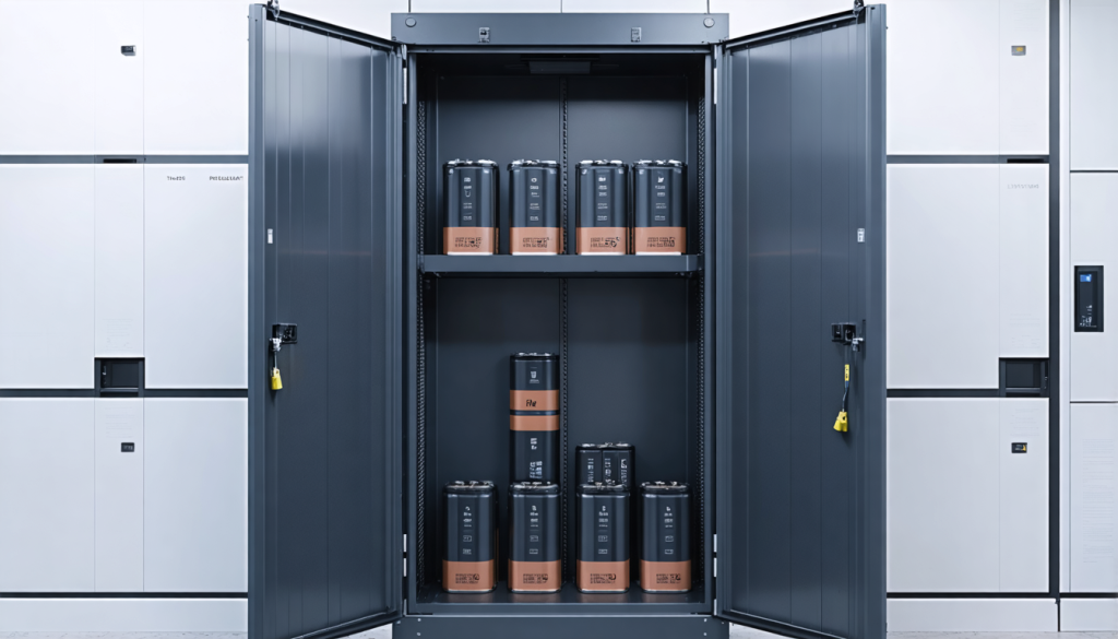 découvrez les nombreux avantages d'une armoire spécialement conçue pour le stockage des batteries lithium. garantissant sécurité, protection et optimisation de l'espace, cet équipement est essentiel pour toute installation nécessitant un stockage fiable et efficace des batteries. informez-vous sur ses caractéristiques et les bénéfices qu'elle apporte à votre activité.